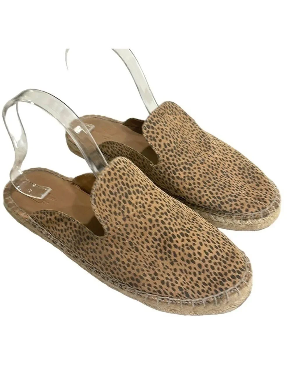 Universal Thread Cheetah Print Flat Slip On Espadrilles SZ 8